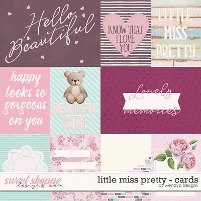 Little miss pretty - cards by WendyP Designs
