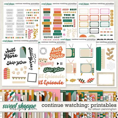 Continue Watching: Printables by Allison Pennington