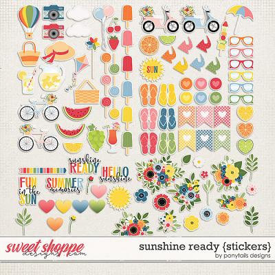 Sunshine Ready Stickers by Ponytails