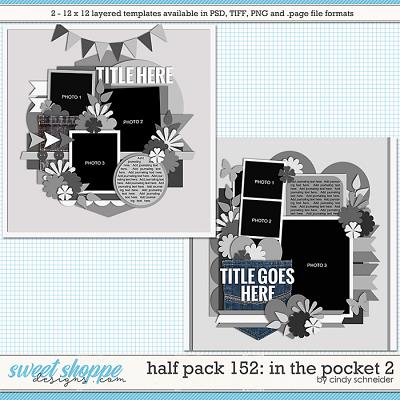 Cindy's Layered Templates - Half Pack 152: In the Pocket 2 by Cindy Schneider