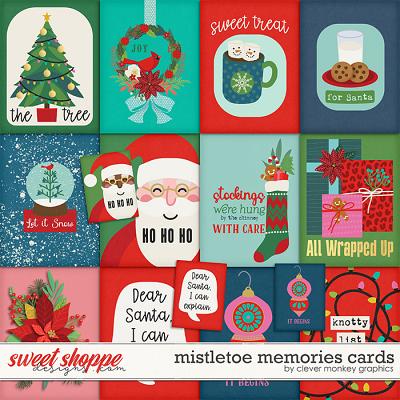 Mistletoe Memories Cards by Clever Monkey Graphics 