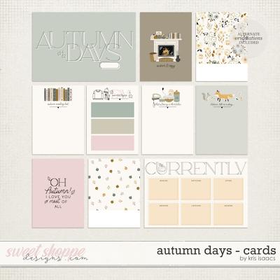 Autumn Days | Journal Cards - by Kris Isaacs