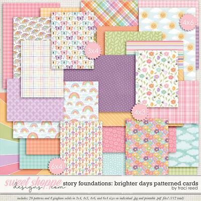 Story Foundations: Brighter Days Patterned Cards by Traci Reed Story Foundations: Brighter Days Patterned Cards by Traci Reed