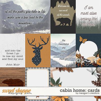 Cabin Home: Cards by Meagan's Creations