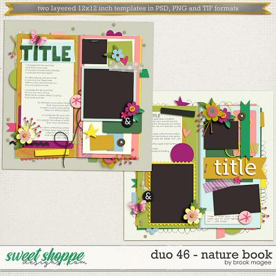 Brook's Templates - Duo 46 - Nature Book by Brook Magee