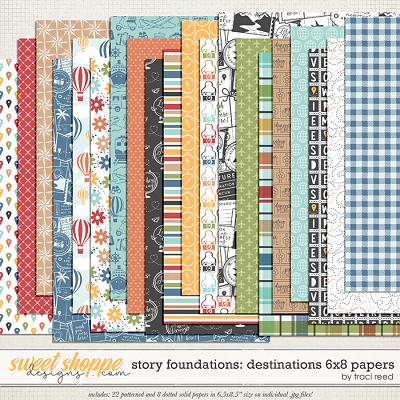 Story Foundations: Destinations 6x8 Papers by Traci Reed Story Foundations: Destinations 6x8 Papers by Traci Reed