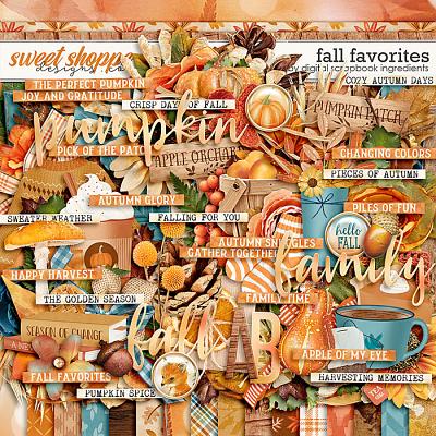Fall Favorites by Digital Scrapbook Ingredients