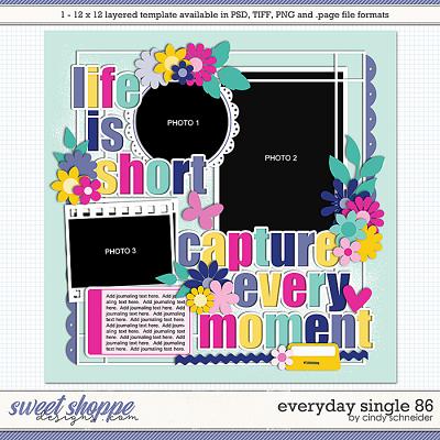 Cindy's Layered Templates - Everyday Single 86 by Cindy Schneider