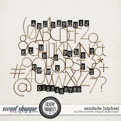 Creative Chronicles: Saudade Alphas by Little Butterfly Wings & Studio Basic
