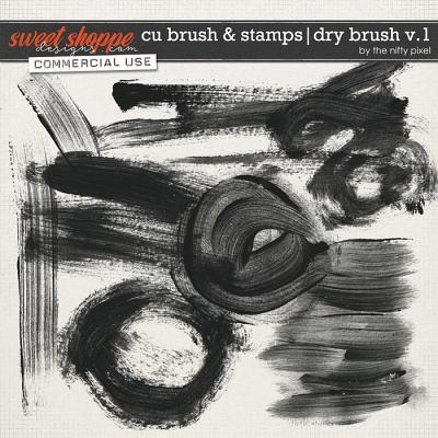 CU BRUSH & STAMPS | DRY BRUSH V.1 by The Nifty Pixel