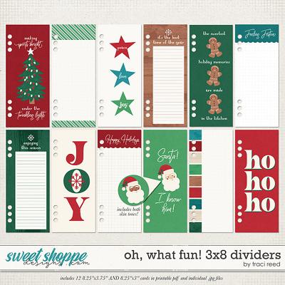 Oh, What Fun! 3x8 Dividers by Traci Reed