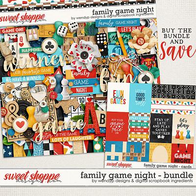Family game night - Bundle by Digital Scrapbook Ingredients & WendyP Designs