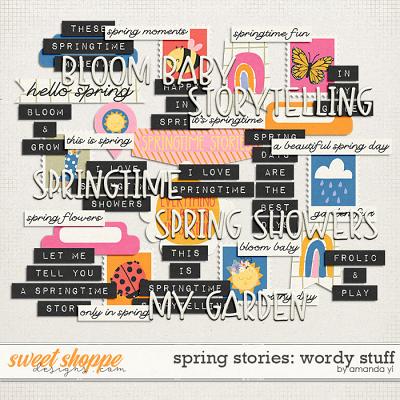 Spring Stories: wordy stuff by Amanda Yi