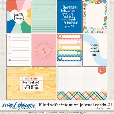 Filled With Intention Journal Cards #1 by Traci Reed
