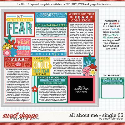 Cindy's Layered Templates - All About Me Single 25 by Cindy Schneider