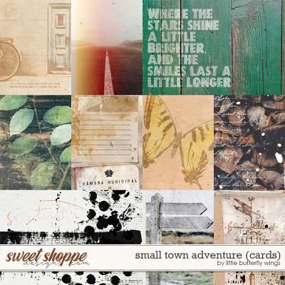 Small Town Adventure (cards) by Little Butterfly Wings