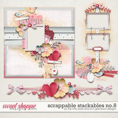 SCRAPPABLE STACKABLES No.8 | by The Nifty Pixel & Lynn Grieveson designs