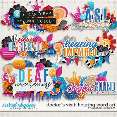 Doctor's Visit: Hearing Word Art by Meagan's Creations