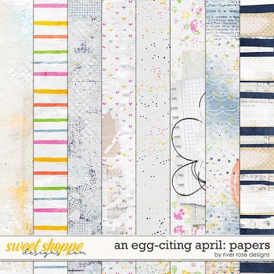 An Egg-citing April: Papers by River Rose Designs