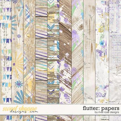 Flutter: Papers by River Rose Designs