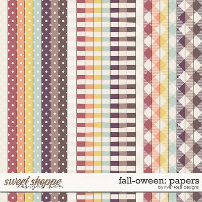 Fall-oween: Papers by River Rose Designs