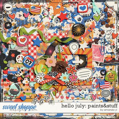 Hello July: paints & stuff by Amanda Yi