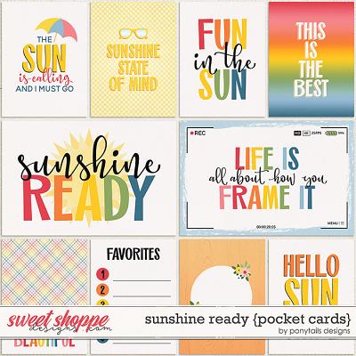 Sunshine Ready Pocket Cards by Ponytails