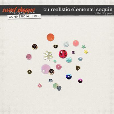 CU REALISTIC ELEMENTS | SEQUIN No.1 by The Nifty Pixel