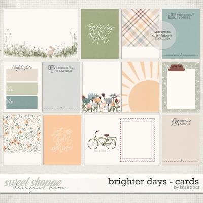 Brighter Days | Journal Cards - by Kris Isaacs Designs