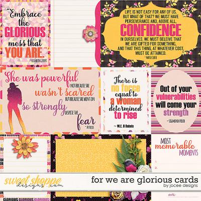 For We Are Glorious Cards by JoCee Designs