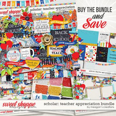 Scholar: Teacher Appreciation Collection Bundle by Meagan's Creations