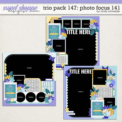 Cindy's Layered Templates - Trio Pack 147: Photo Focus 141 by Cindy Schneider