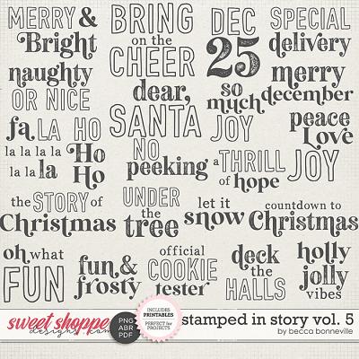 Stamped in Story Vol. 5 by Becca Bonneville