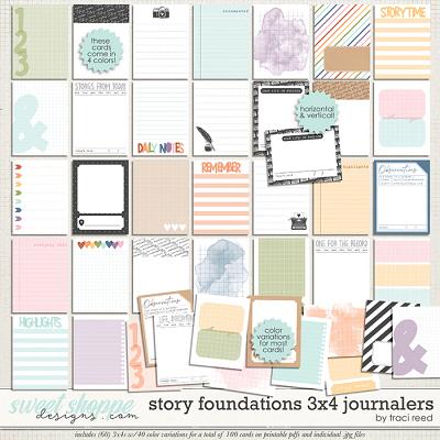 Story Foundations 3x4 Journalers by Traci Reed Story Foundations 3x4 Journalers by Traci Reed