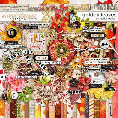 Golden Leaves by Red Ivy Design Golden Leaves by Red Ivy Design