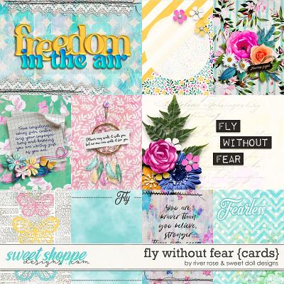 Fly Without Fear: Cards by River Rose Designs and Sweet Doll Designs