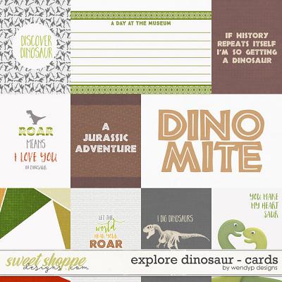 Explore dinosaur - Cards