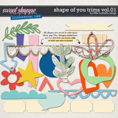 Shape of you trims (vol.01) by Little Butterfly Wings