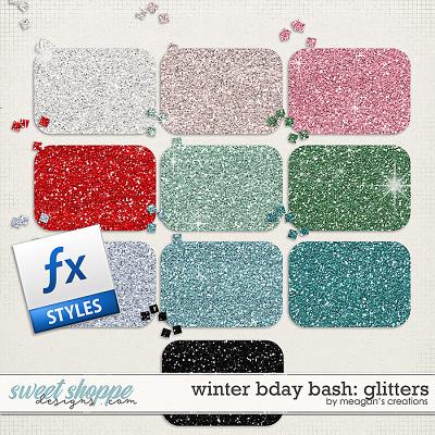 Winter Bday Bash: Glitters by Meagan's Creations