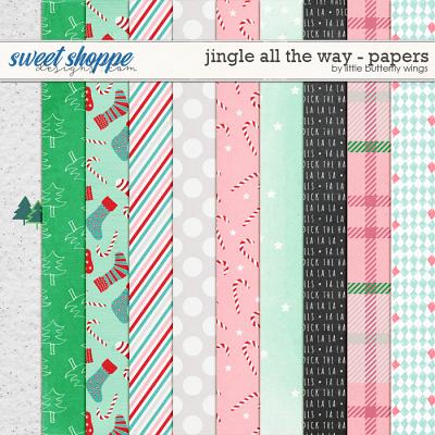 Jingle all the way papers by Little Butterfly Wings