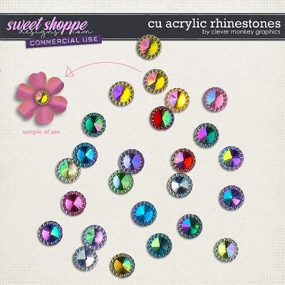 CU Acrylic Rhinestones by Clever Monkey Graphics
