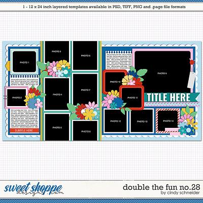 Cindy's Layered Templates - Double the Fun No.28 by Cindy Schneider