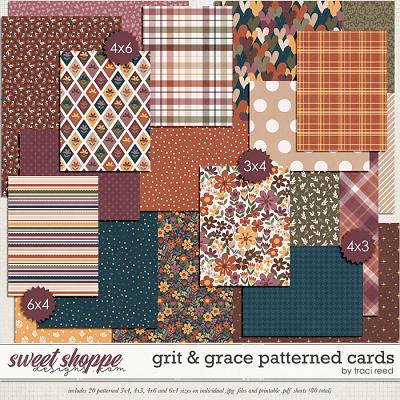 Grit & Grace Patterned Cards by Traci Reed