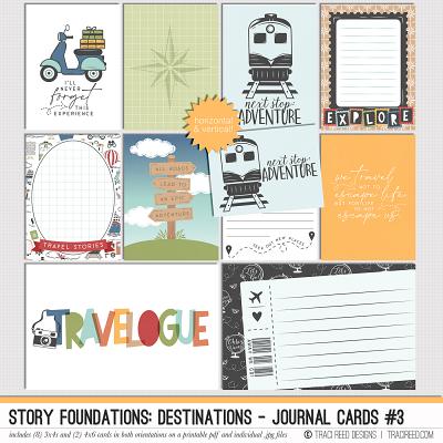 Story Foundations: Destinations Cards #3 by Traci Reed