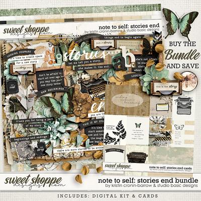 Note To Self: Stories End Bundle by Kristin Cronin-Barrow and Studio Basic Designs