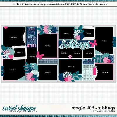 Cindy's Layered Templates - Single 208: Siblings by Cindy Schneider