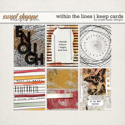 Within The Lines I Keep Cards by Studio Basic 