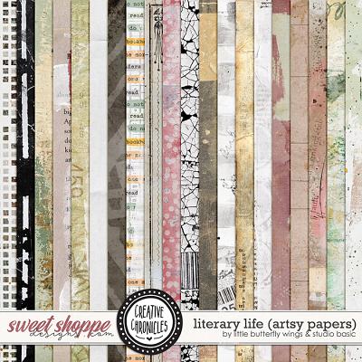 Creative Chronicles: Literary Life Artsy Papers by Little Butterfly Wings & Studio Basic