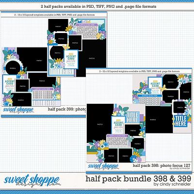 Cindy's Layered Templates - Half Pack 398 and 399 Bundle by Cindy Schneider