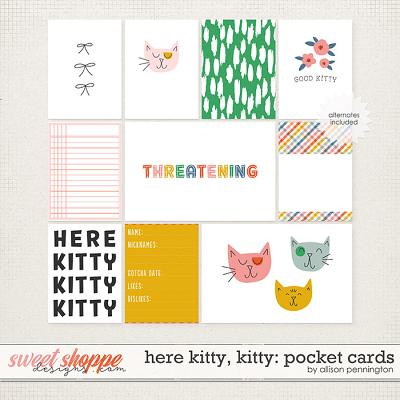 Here Kitty, Kitty: Pocket Cards by Allison Pennington